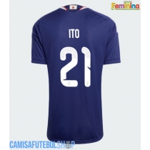Camisa de time de futebol Japão Hiroki Ito #21 Replicas 1º Equipamento Feminina Mundo 2026 Manga Curta
